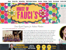 Tablet Screenshot of houseoffaucis.com